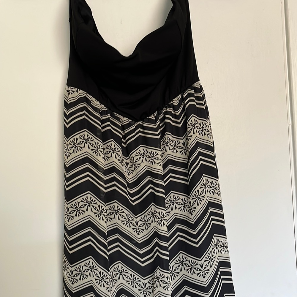 Strapless maxi dress